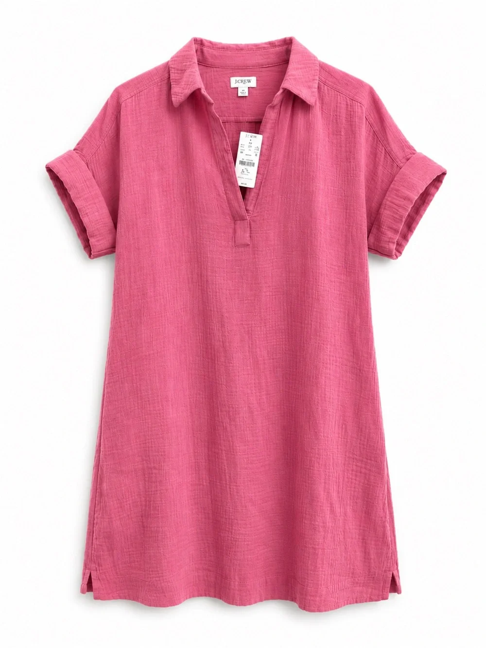 J. Crew Women’s Pink Polo Dress with Pockets